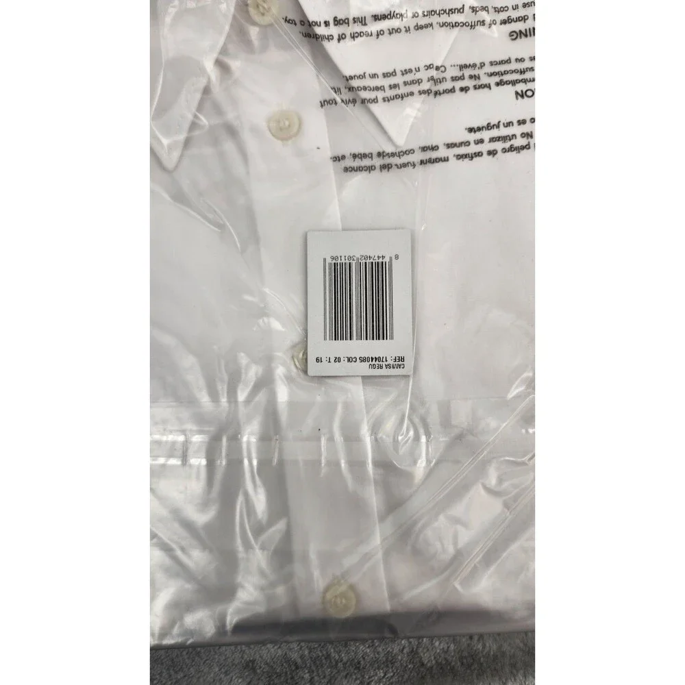 Mango Women's XS White Regular Cotton Lyocell Blend Shirt NWT - Picture 2 of 6